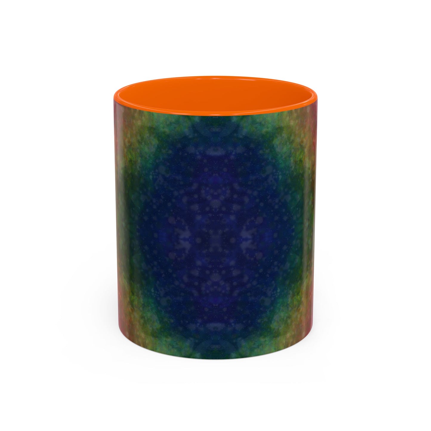 Rainbow Silk Accent Coffee Mug
