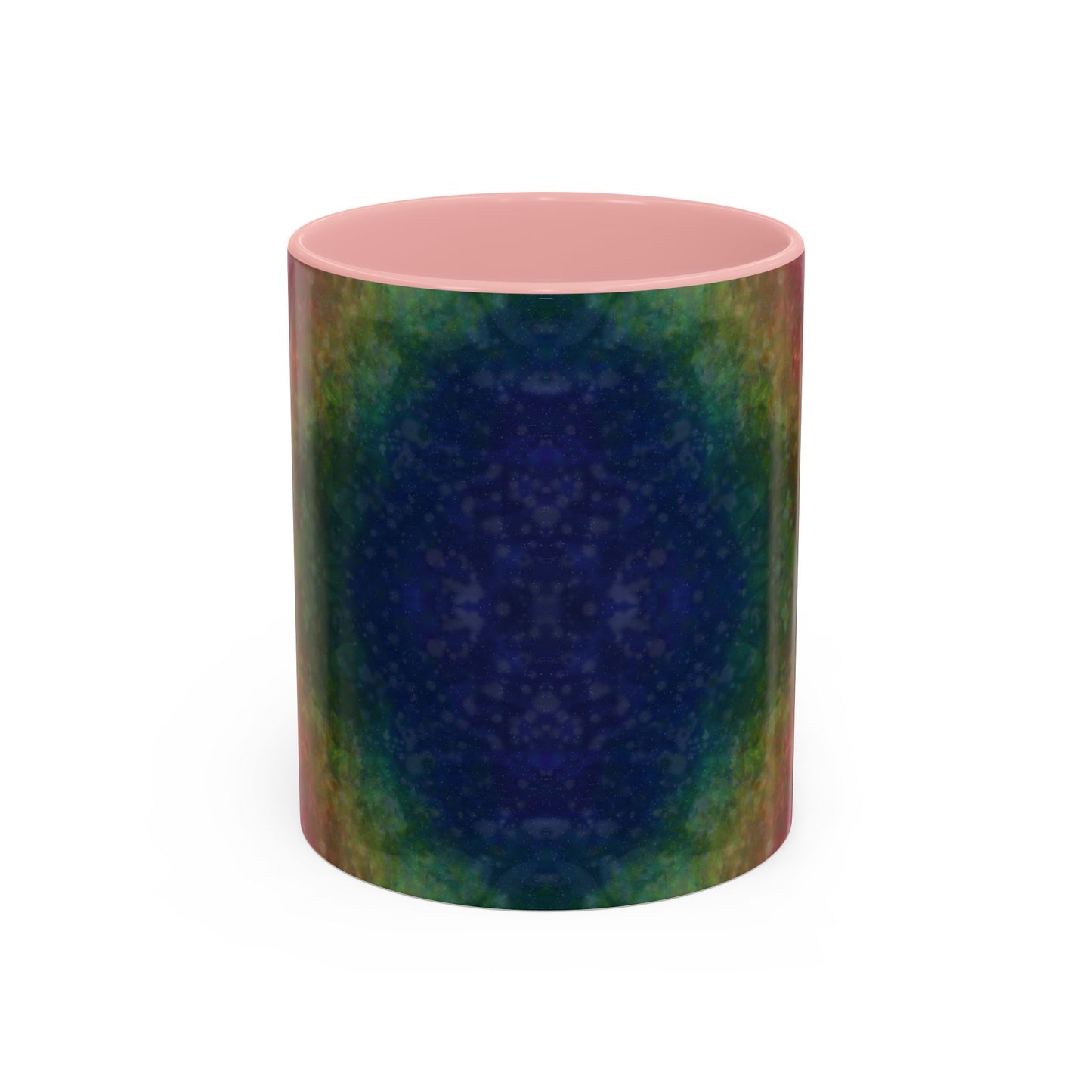 Rainbow Silk Accent Coffee Mug