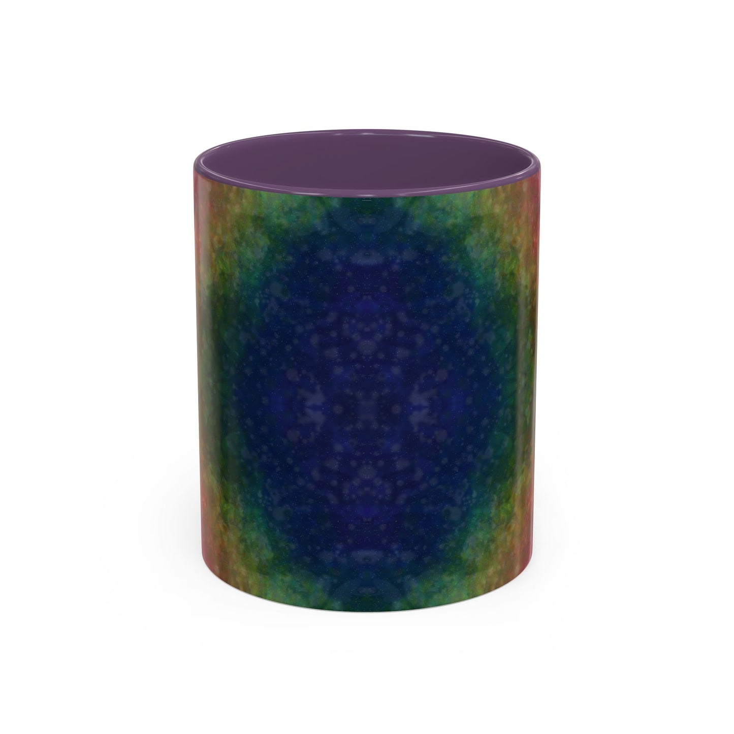 Rainbow Silk Accent Coffee Mug