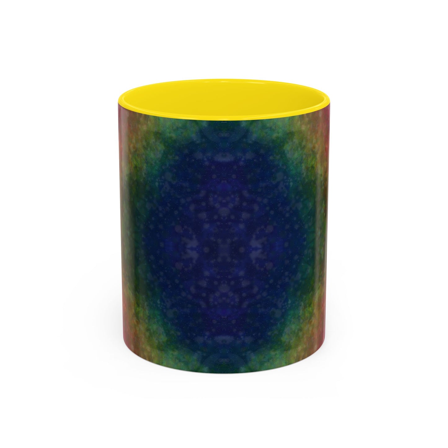 Rainbow Silk Accent Coffee Mug