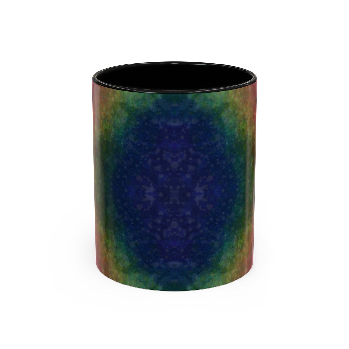 Rainbow Silk Accent Coffee Mug
